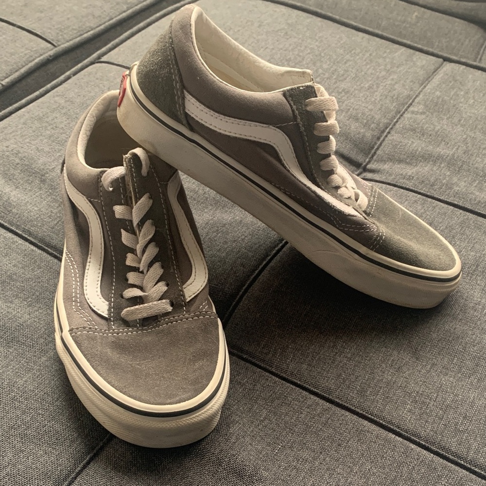 Grey Lowtop Vans